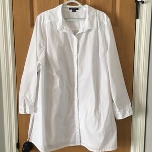 Roaman’s white “Kate” Tunic